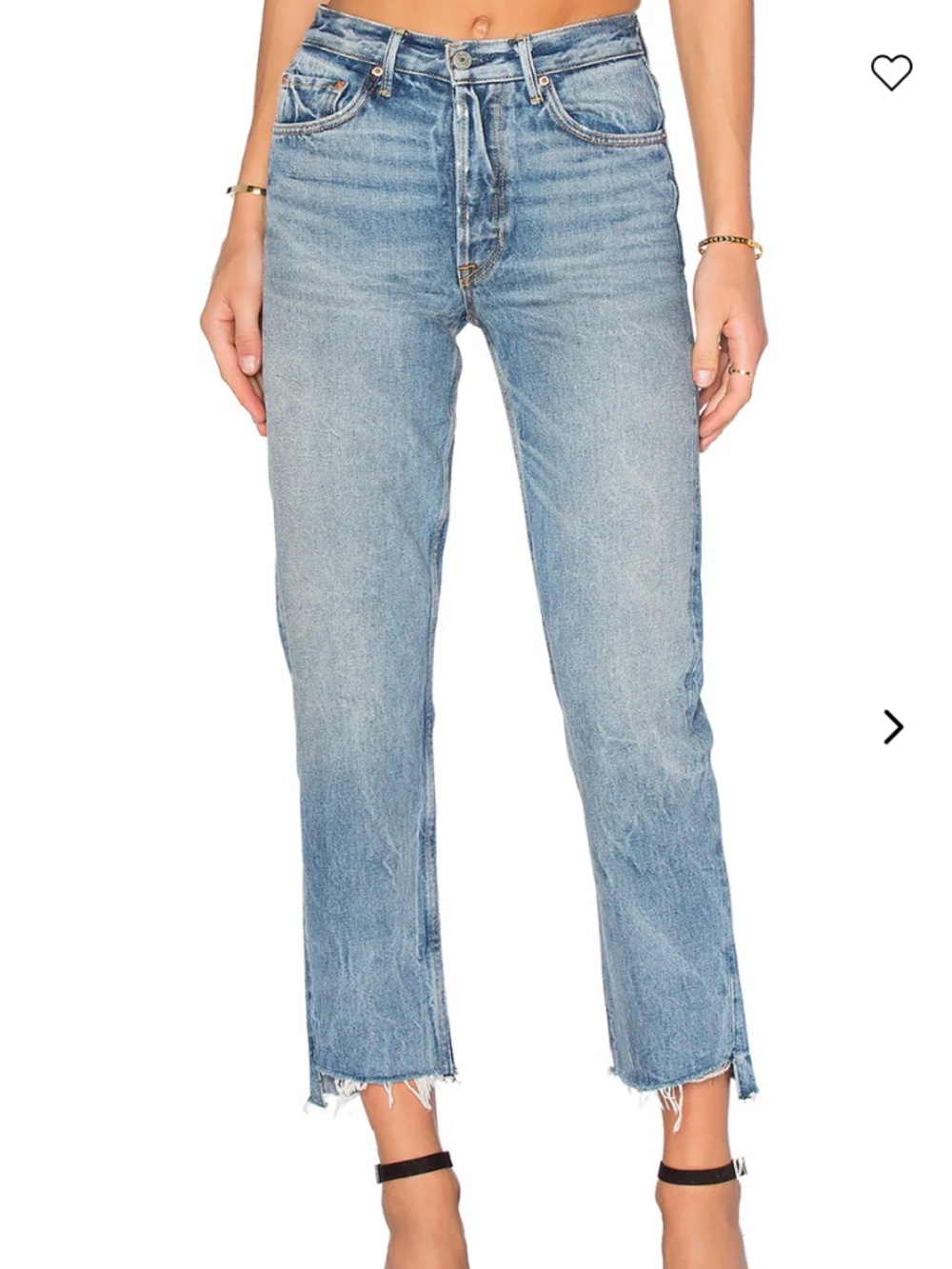 pre loved Revolve GRLFRND Jeans Helena High-Rise Straight Jean size 23